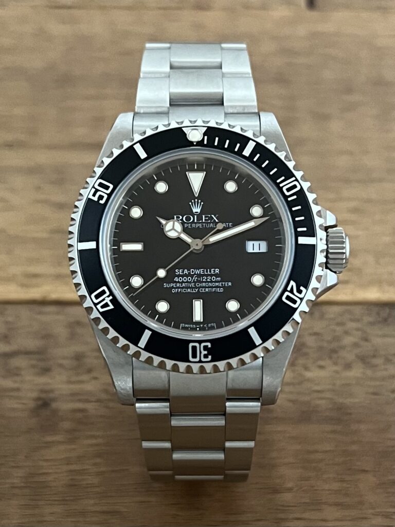 中古 ロレックス シードゥエラー 16600 ブラック(黒) E番 トリチウム 正面 委託 高価 買取 販売 名古屋