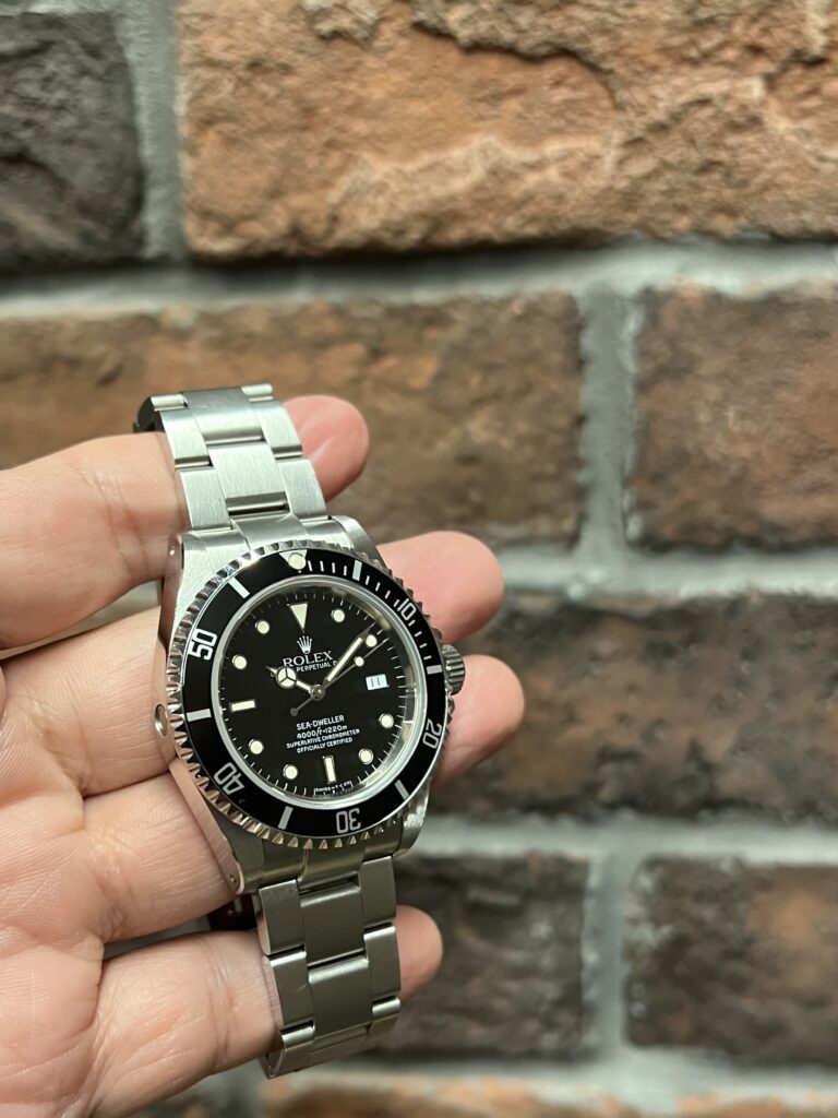 中古 ロレックス シードゥエラー 16600 ブラック(黒) E番 トリチウム インスタ用 委託 高価 買取 販売 名古屋