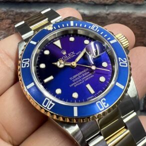 中古 ロレックス サブマリーナ 16613 ブルー(バイオレット) X7番 トリチウム ヴァイオレット ダイアルアップ 委託 高価 買取 販売 名古屋