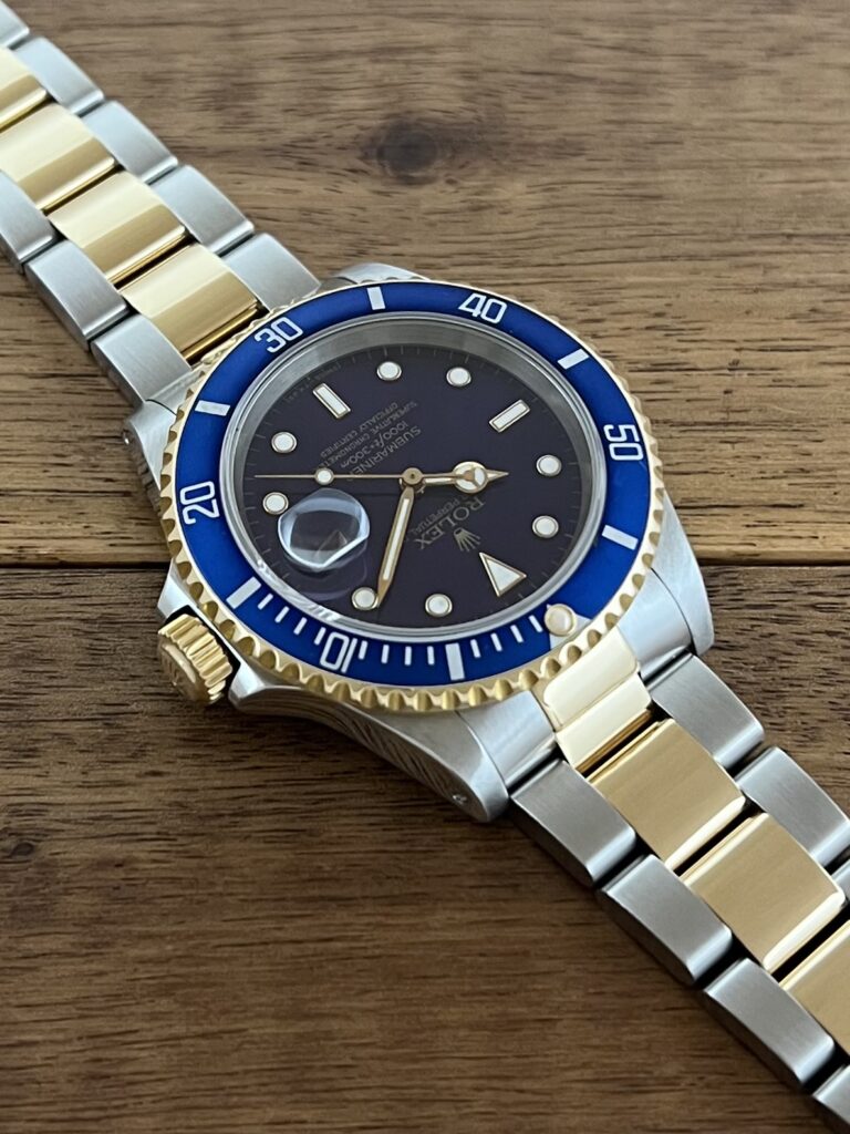 ロレックス サブマリーナ 16613 ブルー(バイオレット) X7番 トリチウム ヴァイオレット 中古 1時側から 委託 高価 買取 販売 名古屋