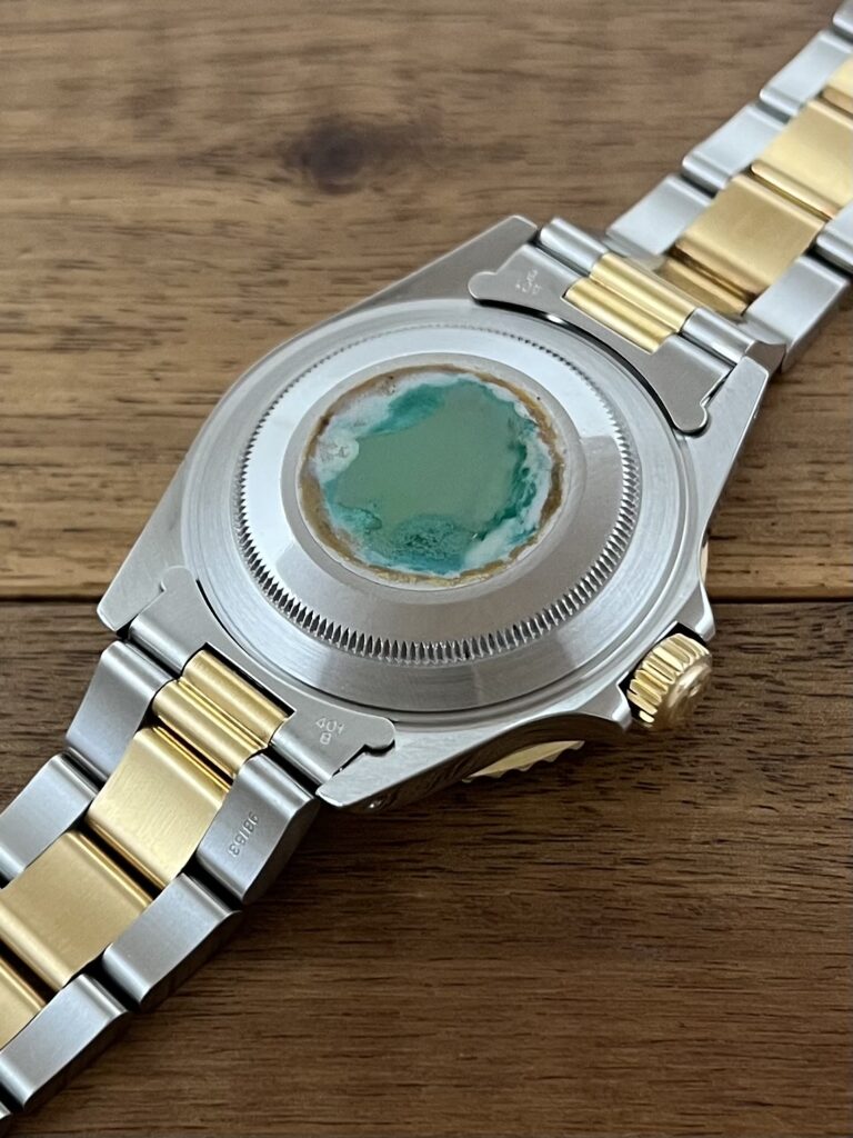 ロレックス サブマリーナ 16613 ブルー(バイオレット) X7番 トリチウム ヴァイオレット 中古 バックケース 委託 高価 買取 販売 名古屋