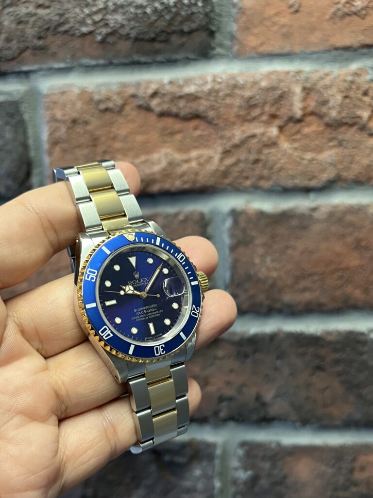 ロレックス サブマリーナ 16613 ブルー(バイオレット) X7番 トリチウム ヴァイオレット 中古 インスタ用 委託 高価 買取 販売 名古屋