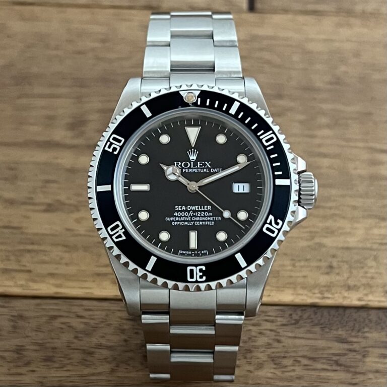 中古 ロレックス シードゥエラー 16600 N4番 トリチウム ブラック文字盤 セミヴィンテージ