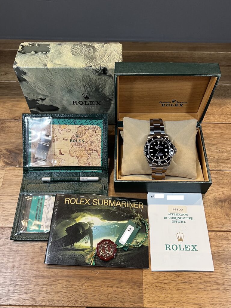 中古 ロレックス シードゥエラー 16600 N4番 トリチウム ブラック文字盤 セミヴィンテージ 付属品の画像
