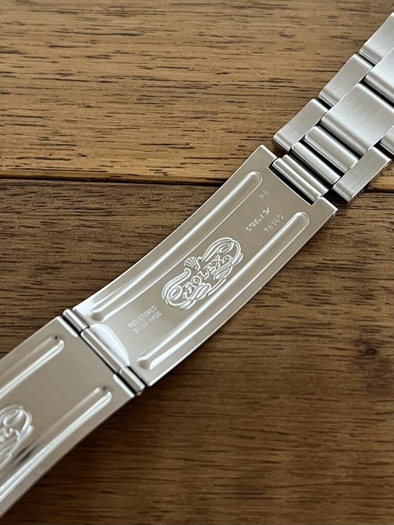 ロレックス エクスプローラー2 16570 N1番 ホワイトダイアル トリチウム パティーナ 中古 ブレスナンバー78360 クラスプコードP8 の画像 委託 高価 買取 販売 名古屋