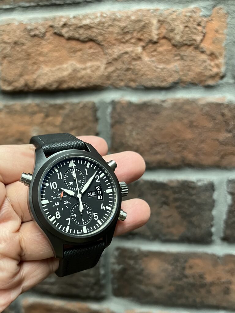 IWC パイロットウォッチ ダブルクロノグラフ IW378601 世界限定1,000本 中古 インスタ用 の画像